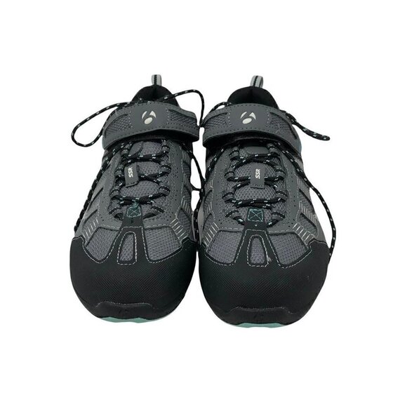 Bontrager Womens SSR Multisport WSD Bike Shoes Gray 428572 Leather Lace Up 8.5 - Picture 2 of 10